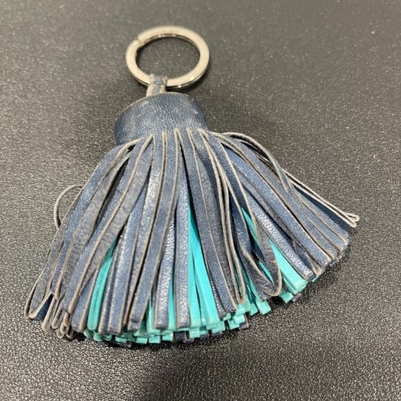 Hermes Carmen Leather Key Ring/Bag Charm (56872) - Picture 1 of 3